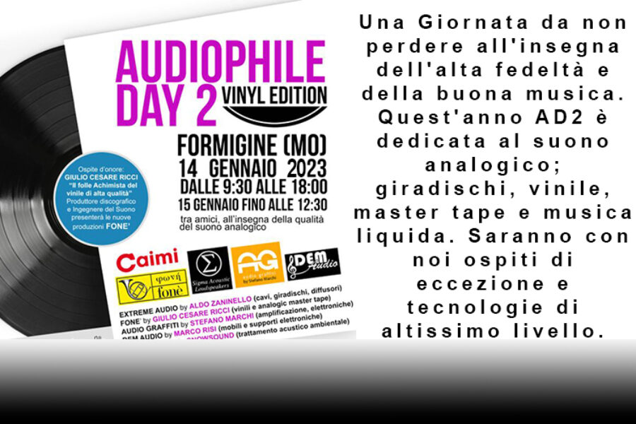 AUDIOPHILE DAY 2